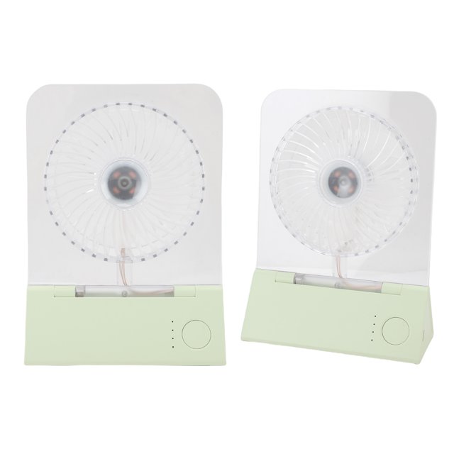 Transparent Desktop Fan, Quiet and Magnetic Wall Mounted Design 4 Wind Speed Clear Magnetic Portable Fan for Daily Home Camping