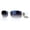 Gold White, variant on Luxury Rimless Art Deco Metal Chain Arm Fashion Sunglasses Gold Brown