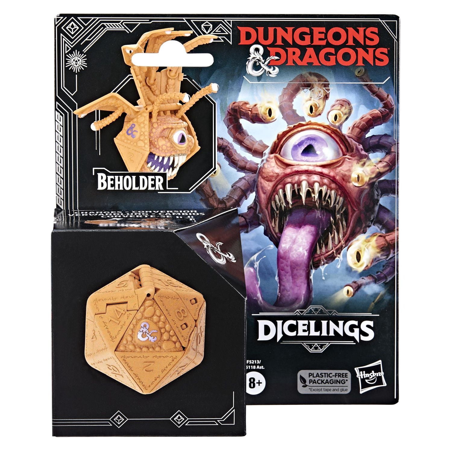 Dungeons & Dragons Dicelings Beholder Collectible D&D Monster Dice Converting Giant d20 Action Figures Role Playing Dice