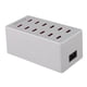 thumbnail image 1 of CARGADOR USB DE MÚLTIPLES PUERTOS, confiable de 60 W de Carga ráspida Sobrevoltaje que protege el Hub de Carga USB ABS para Teléfonos Inteligentes para Hogar, 1 of 7