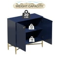thumbnail image 6 of Boyel Living Sideboard Buffet Cabinet with Doors & Shelves, Modern Accent Cabinet Kitchen Storage Cabinet, Blue Storage Credenza for Entryway Living Room, 6 of 10