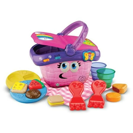 LeapFrog Shapes and Sharing Picnic Basket Frustration Free Packaging Pink