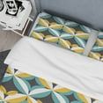thumbnail image 4 of Designart 'Retro Abstract Design VII' Mid-Century Modern Duvet Cover Set, 4 of 4