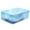 Blue, variant on Clear Plastic Stackable Shoe Box, Large Cabinet Storage Organizer with Lids, Home Storage Supplies Drop Side for Entryway