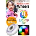 thumbnail image 4 of ETLIFE Ripstik Wheels Lights Up Without Batteries Ripstick Wheels Replacement 68mm 90A with ABEC 7 Speed Bearings (2-Pack), 4 of 4