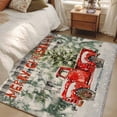 thumbnail image 4 of 2.7'x5' Area Rugs, Black Christmas Indoor Outdoor Area Rug for Living Room Bedroom, Red Truck Xmas Tree Snowflake Washable Bathroom Rugs Kitchen Floor Carpet Mats Home Decor Aesthetic, 4 of 8