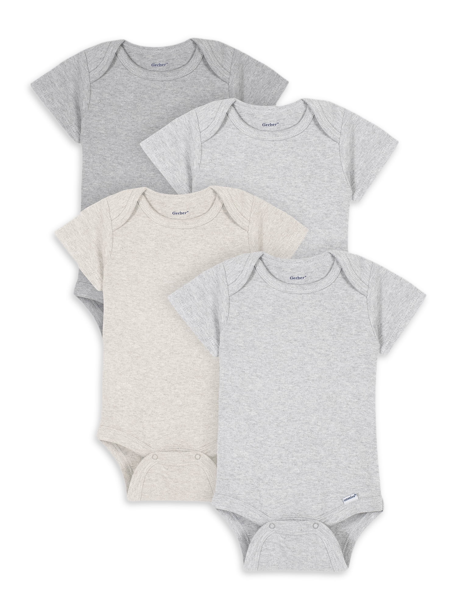 gerber organic onesies 4 pack