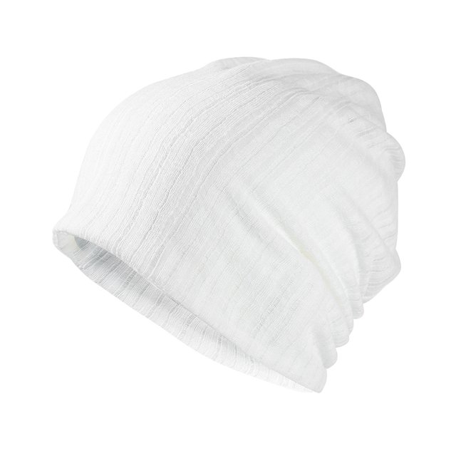 Qarigey Gorros apilables Gorras de capó Sombreros de temporada Accesorios de sombreros clásicos térmicos Sombrero de punto de color sólido Blanco Sombreros Blanco Qarigey AP011229-01
