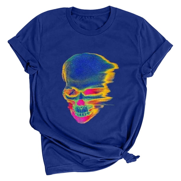Camiseta holgada de manga corta con estampado de mueca retro para hombre y mujer Pompotops hfajkhk139155
