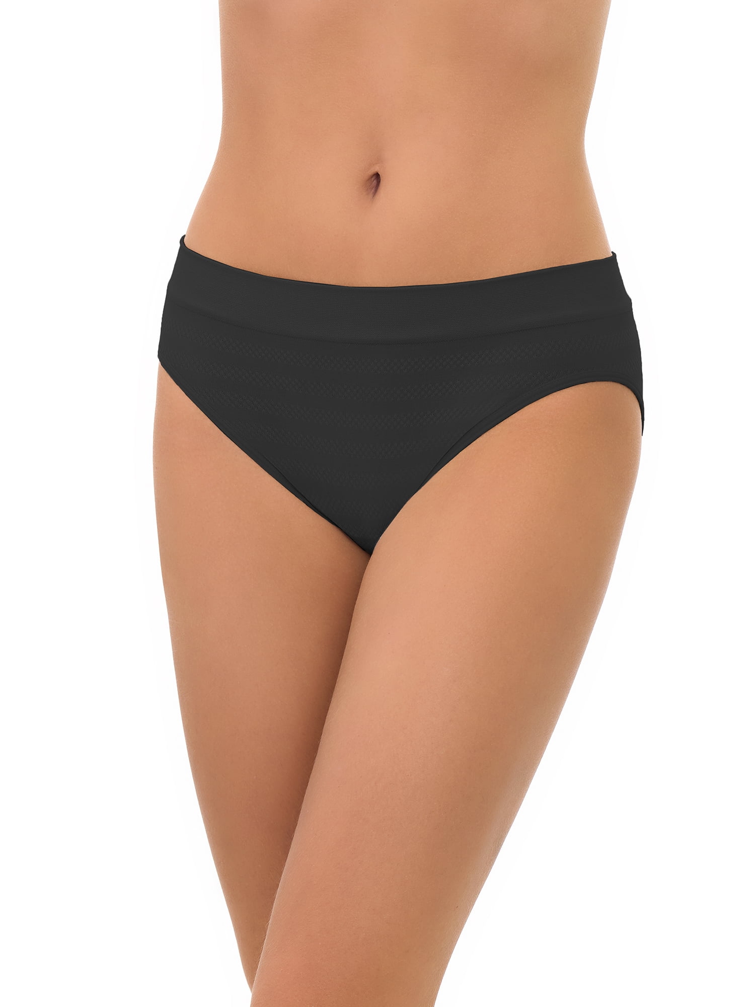 Joyspun Women's Seamless Hipster Panties, 6-Pack, Sizes XS-XXXL