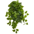 thumbnail image 2 of Nearly Natural 28" Deluxe London Ivy Hanging Bush Artificial Plant (Set of 3), Green, 2 of 2