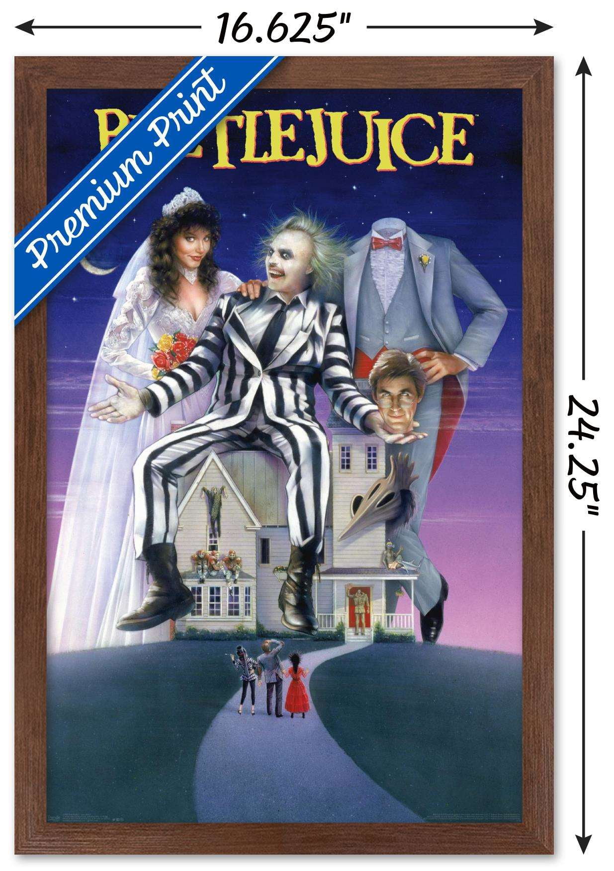 Beetlejuice - One Sheet Wall Poster, 14.725" x 22.375", Framed