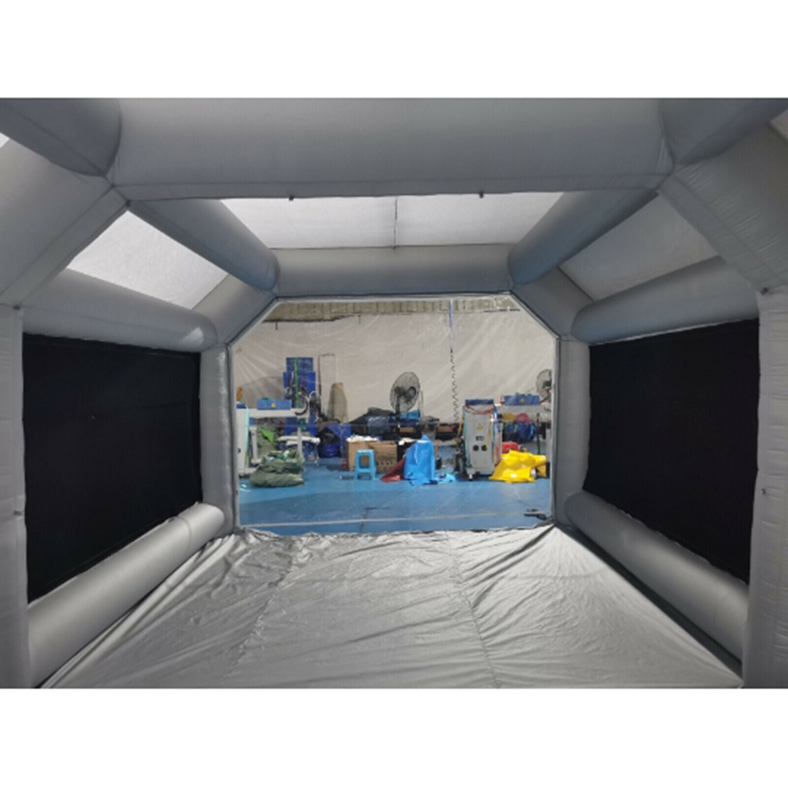 Denest Mobile Inflatable Car Paint Spray Booth Tent Cabin Direct Workstation Portable