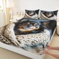thumbnail image 4 of Homewish Chihuahua Dog Bed Sheets,Cute Pet Themed Full Size Sheets,Black,4-Piece,1 Flat Sheet, 1 Fitted Sheet and 2 Pillowcases, 4 of 6