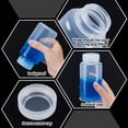 24pcs Plastic Wide Mouth Laboratory Reagent Bottles Seal Sample Bottles ...