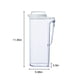 thumbnail image 3 of Hervidor de agua fría con tapa, jarra ecológica para bebidas frías y calientes, capacidad de 1,6 l y 2,2 l, material a prueba de fugas para verter y limpiar fácilmente, ideal para té helado,, 3 of 9