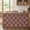 Red, variant on Gray Slate Diamonds Cabinet Curtains 35" W x 35" L, Abstract Vintage Minimalist Geometric Grid Under-Desk Privacy Dust Proof Drape Dishwasher Curtain Sink Skirt for Kitchen Closet Bathroom Laundry