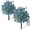 Blue, variant on Usbinx Life Realistic Artificial Flower Stakes Outdoor Decor Lifelike Wildflower Plant Picks Fade Resistant Low Maintenance Garden Lawn Planter Patio Ground Insert 1 Piece