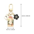 thumbnail image 2 of WASHWEPE 4Pcs Japanese Key Chain With Oval Shape In Assorted Color For Daily Use, 2 of 8