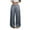 Grey, variant on Fiaer Women Leopard Satin Pajamas Pants High Waisted Trendy Sleepwear Trousers Wide Leg Baggy Casual Comfort Lace up Pjs Slacks White XS