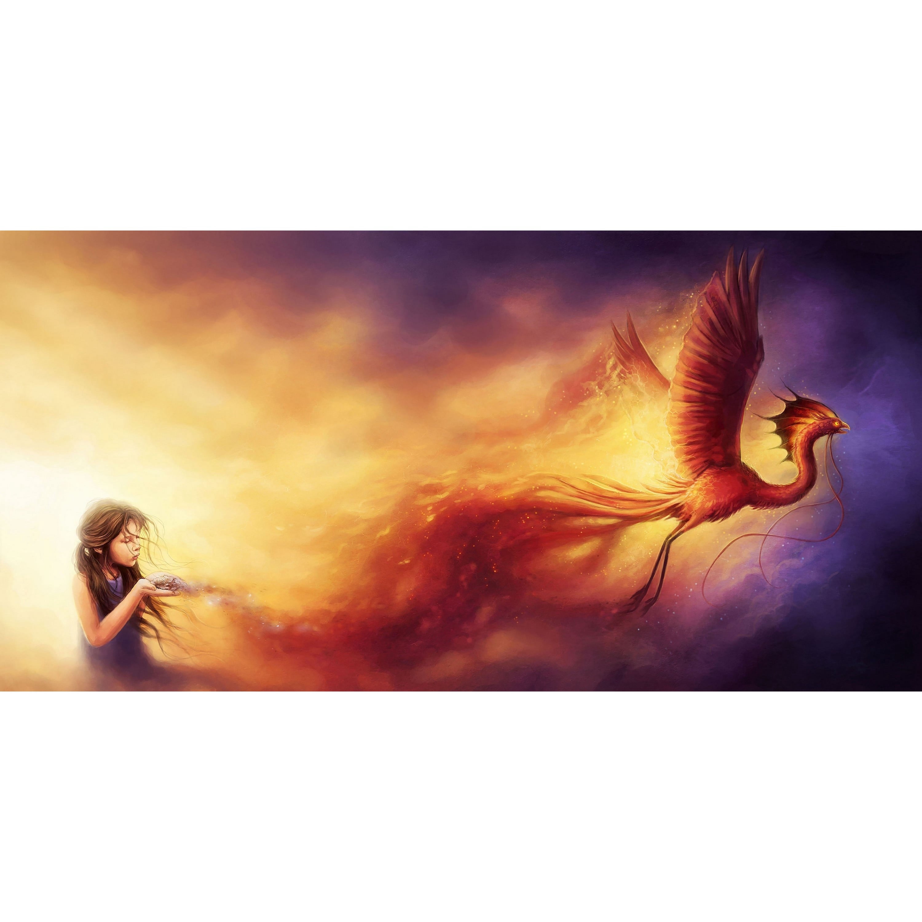 Marmont Hill "Phoenix" Painting Print on Canvas