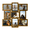 Gold, variant on 9-Opening Black Picture Frame Collage 4x6 Photo Gallery Display for Home, Family, Friends Wall Hanging Collection