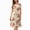 Beige Floral, variant on Eternatastic Women's Floral Print Short Sleeve Nightgown Ribbed House Dresses Crew Neck Loungewear Sleep Dress Nightshirt XL Pink