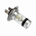 thumbnail image 4 of 2 bombillas LED H7 para faros delanteros y antiniebla de coche, 100 W, 6000 K, luces de circulación diurna para coche, 1100 lúmenes, 12 V-28 V, blancas, H7, reemplazan las luces antiniebla., 4 of 5