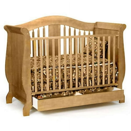 Aspen Stages 3-in-1 Crib W/drw - Oak