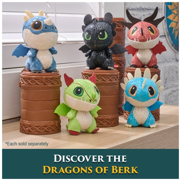 Dreamworks Dragons Mini Plush Toy - Ideal for Indoor Playgrounds