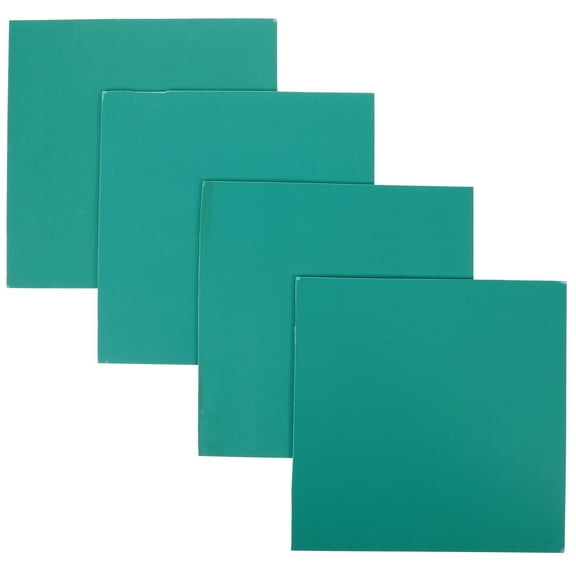 FRCOLOR 4 Pcs Folding Soft Adhesive Plate Engraving Cutting Board Printmaking Green