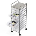 thumbnail image 5 of Simple Houseware Plateau Organisateur de Tiroir avec 9 Compartiments Ajustables Transparent, 5 of 5