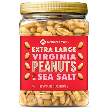 M.M Extra Large Virginia Peanuts (34.5 oz.)