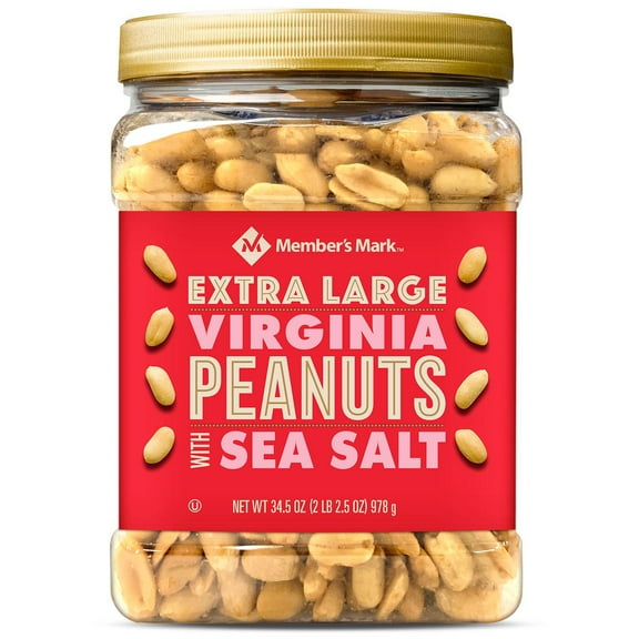 M.M Extra Large Virginia Peanuts (34.5 oz.)