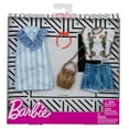 thumbnail image 2 of Barbie Floral Pinstripes Outfit Fashion Pack with Accessories Doll Clothing, 2 of 2