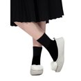 thumbnail image 4 of KingShop Women's Ballerina Slippers Indoor/ Outdoor Memory Foam Soft Cotton Knit House Shoes Skid-Resistant House Shoes, 4 of 8