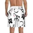 thumbnail image 3 of Disketp Men'S Swim Trunks Hawaiian Breathable Surf Beach Swimsuits Mesh Lining Beach Shorts With Pockets-Cute Cow And Milk Stains, 3 of 9