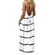 thumbnail image 1 of TaTaai Women's Printed Sleeveless Dress Casual Backless Spaghetti Strap Loose Fit Long Maxi Dress Solid Color Soft Comfortable for Summer Daily Home Wear Gift, 1 of 9
