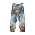 thumbnail image 2 of Fotbe Dog Angel Ascension Men's Pajama Pants,Sleepwear Pants,Pj Bottoms Drawstring And Pockets-Large, 2 of 7