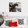 thumbnail image 4 of COMIO Dragon Frameless Canvas Wall Art Painting Scenery Artwork Picture for Living Room Bedroom Home Office Wall Decor, 4 of 4