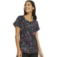thumbnail image 6 of Heartsoul Break On Through Scrubs Top For Women Round Neck HS685, XL, Celestial Twist, 6 of 7