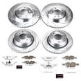 thumbnail image 3 of PowerStop Front and Rear Z26 Street Warrior Carbon-Fiber Ceramic Brake Pad and Drilled and Slotted Rotor Kit Fits: Select Models K935-26, 3 of 9