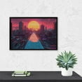thumbnail image 6 of Diamond Art Kits for Adults, Neon Sunset Cyberpunk CityscapeDiamond Painting Kits for Beginners, Frameless Round 5D Full Drill Diamonds Art Pictures Gem Art Crafts Home Decor Gifts, 6 of 8