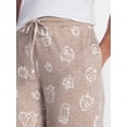 thumbnail image 4 of Halloween and Fall Women's Hacci Knit Sleep Pants from Way to Celebrate, 29.5" Inseam, Sizes XS-3X, 4 of 5