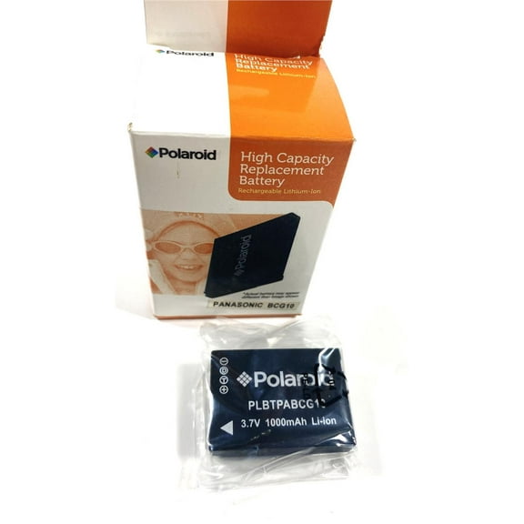 Polaroid 3.7V 1000mAh Replacement Battery (PLBTPABCG10) for Panasonic BCG10