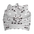 thumbnail image 3 of Honeii Panda Bear Print Kids Knit Beanie Watch Hat ,Knit Cap for Boys and Girls, 3 of 7