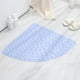 thumbnail image 5 of Alfombras de baño, alfombras para sala de estar, alfombra de baño en forma de abanico, almohadilla antideslizante para el suelo de la ducha con textura de masaje, resistente al agua y al secado rápido, 5 of 6