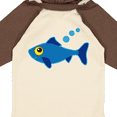 thumbnail image 4 of Inktastic Fishing Blue Fish Boys or Girls Long Sleeve Baby Bodysuit, 4 of 5