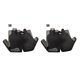 thumbnail image 1 of Eigraketly 1 par de guantes de ciclismo de Gel de silicona antideslizantes de medio dedo guantes antisudor para montar en bicicleta Road Mountain Bike negro METRO 2piezas Eigraketly CBP116089, 1 of 5