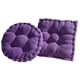 thumbnail image 5 of Cojín para silla, acolchado grueso, redondo, para comedor interior y exterior, cojín redondo, morado, 5 of 5